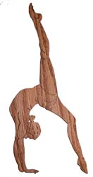 wood craft gymnist girl